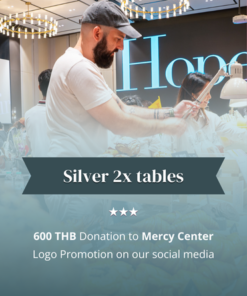 silver package 2x tables for the hope fair